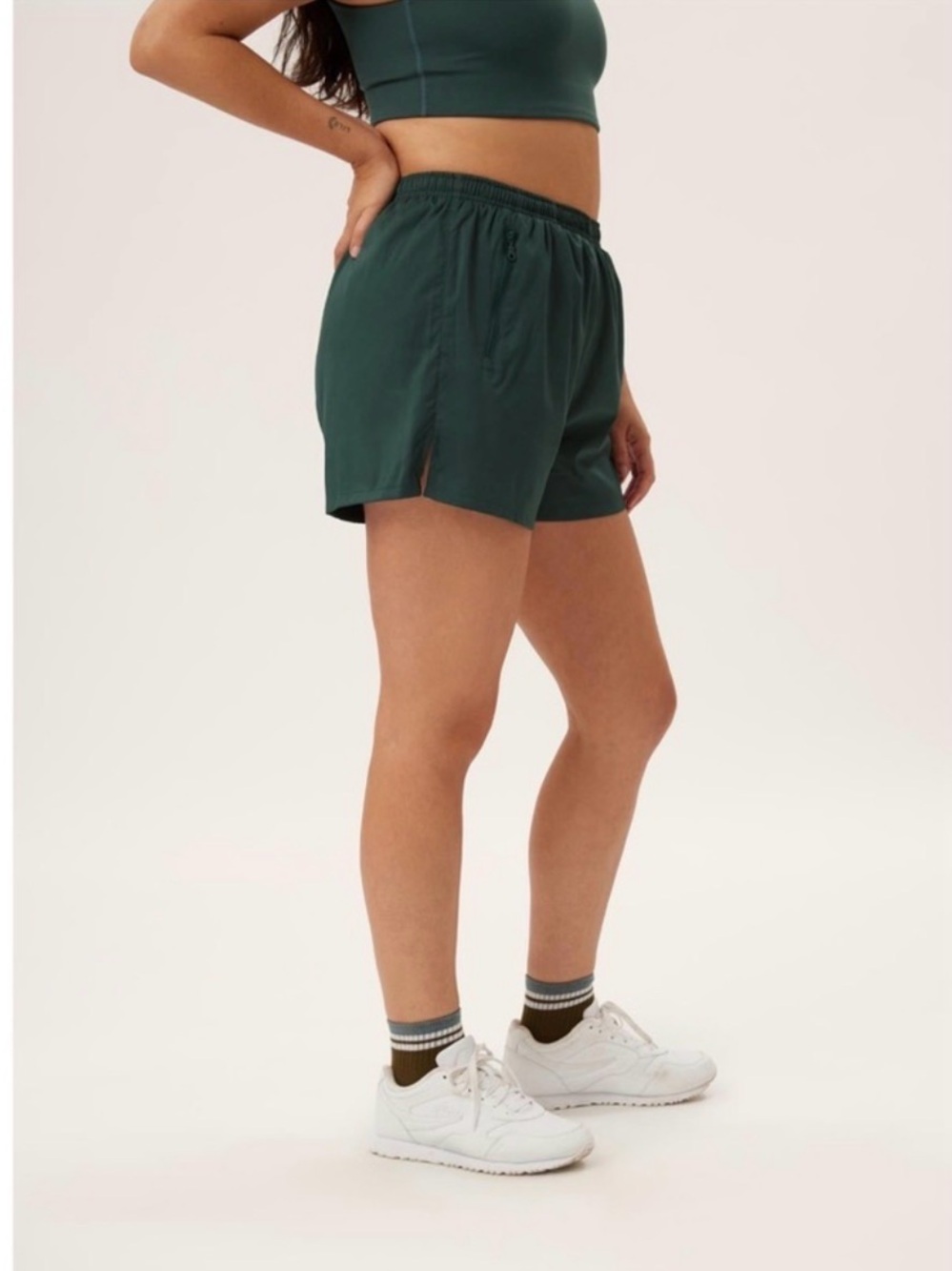 Girlfriend Collective Gazelle Women’s Dark Green Underwear Running Short Large
